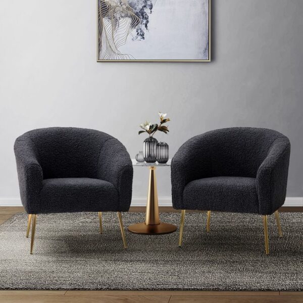 Cozy Boucle Accent Chairs