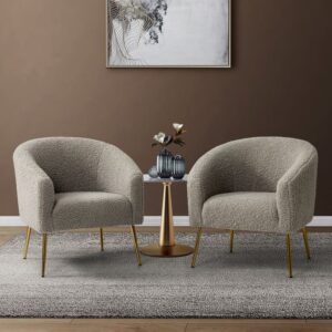 Cozy Boucle Accent Chairs