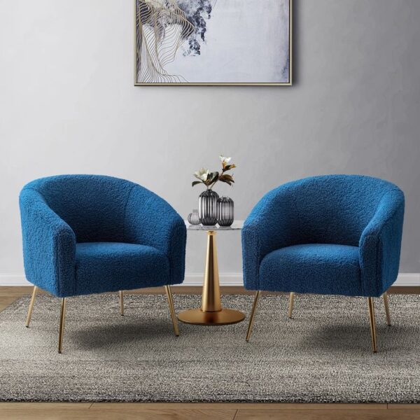 Cozy Boucle Accent Chairs