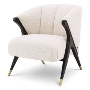 Pavone Boucle Cream Armchair