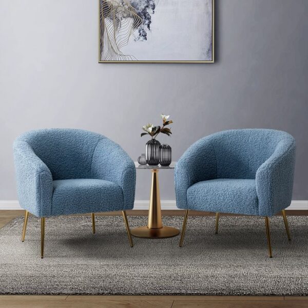 Cozy Boucle Accent Chairs