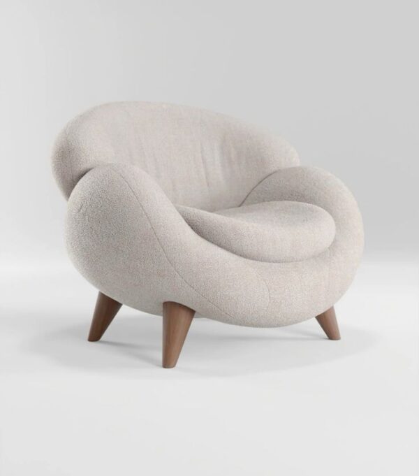 Minimalist armchair